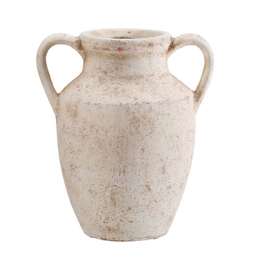 Vaza flori teracota maro 17,5 x 25 cm