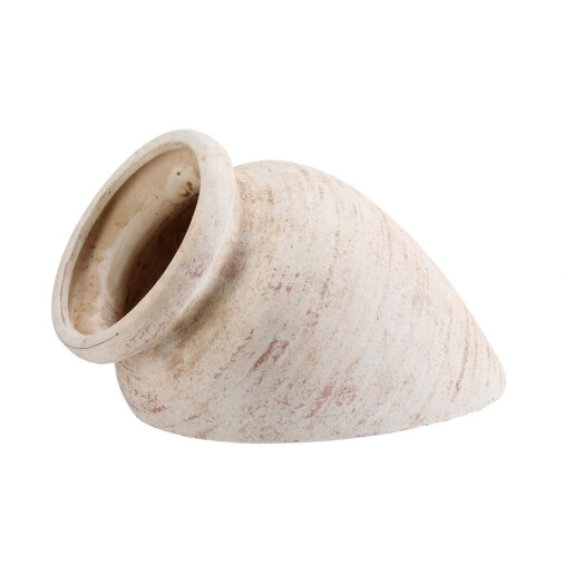 Vaza flori teracota maro 20 x 18 cm