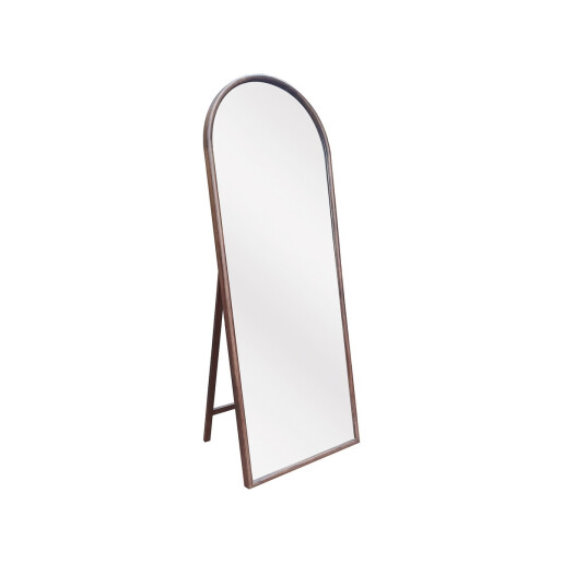 Oglinda pardoseala lemn maro 65 x 170 cm