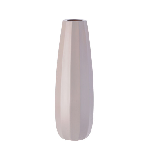 Vaza flori ceramica gri 15 x 46 cm