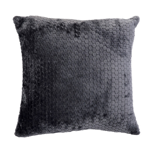 Perna flanel gri antracit Isak 45 x 45 cm