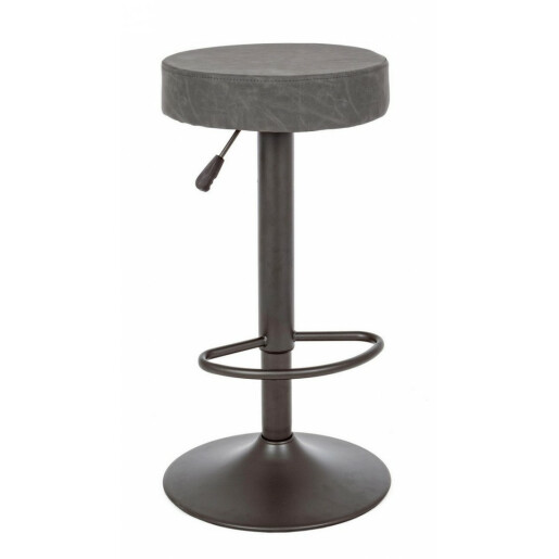 Set 2 scaune bar gri Piper 35x35x85 cm