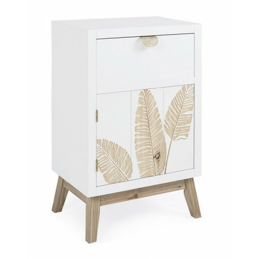 Noptiera 1 usa 1 sertar Folium 45x30x70 cm
