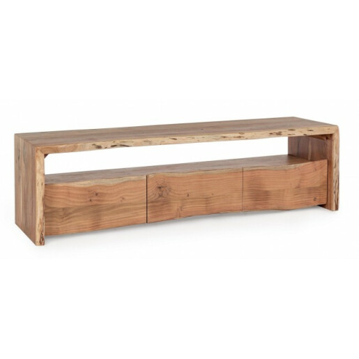 Comoda 3 sertare lemn maro Eneas 160x45x46 cm
