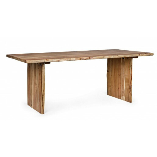 Masa lemn natur Eneas 200 cm x 95 cm x 77 h
