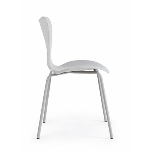 Set 4 scaune gri Tessa 50x49.5x82 cm