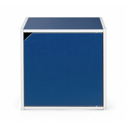 Raft albastru Cubo 35x29.2x35 cm