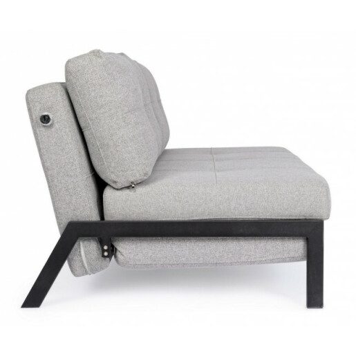 Canapea extensibila bej Hayden 151x96x79 cm
