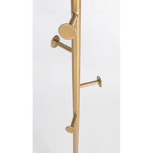 Cuier pardoseala marmura otel auriu 35x175 cm