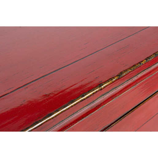 Comoda lemn rosu Jinan 89x42x100 cm