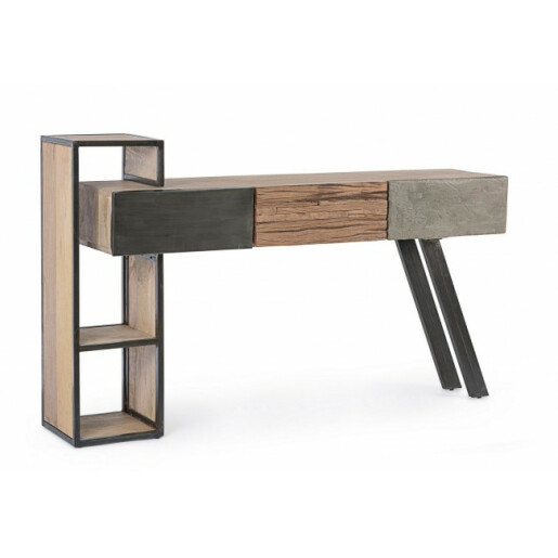 Consola, 3 sertare, lemn, Manchester, 160x38x95 cm