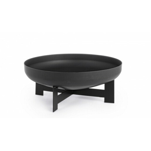 Vatra de foc fier negru Nero 50x21 cm
