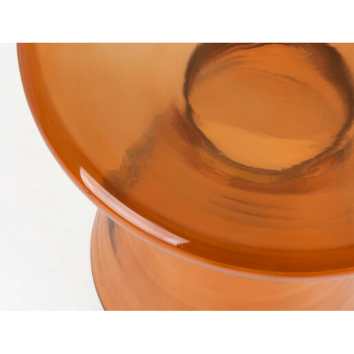 Masuta sticla portocalie Amber 36x46 cm