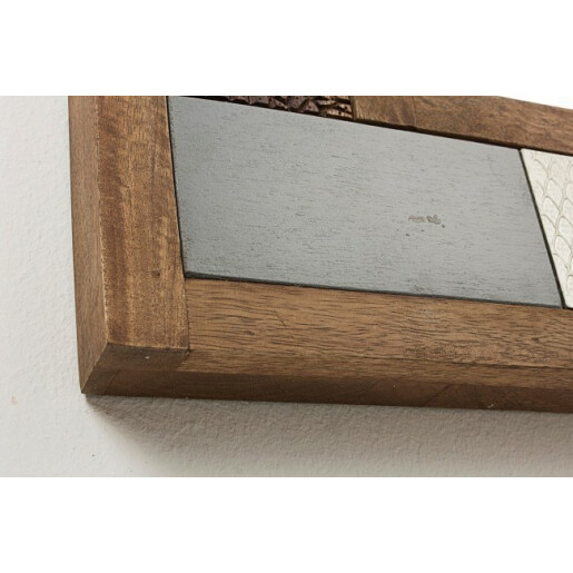 Oglinda perete lemn Dhaval 70x4x100 cm