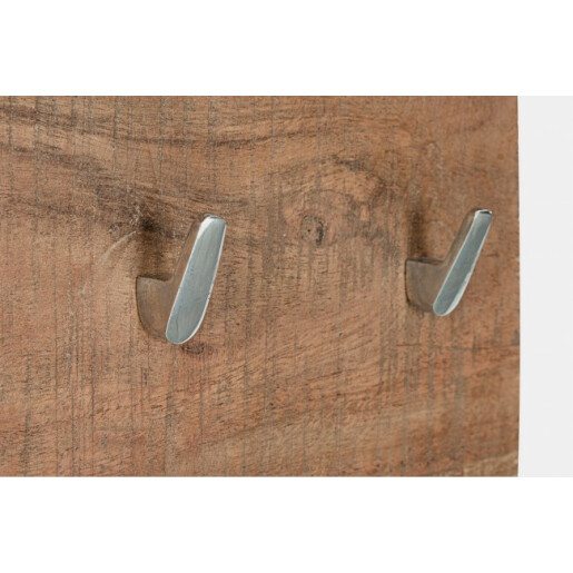 Cuier perete lemn 4 agatatori Elmer 45x2.5x20 cm