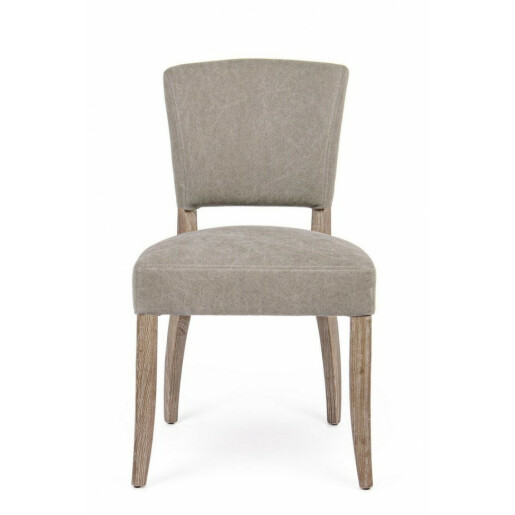 Set 2 scaune tapiterie gri Maratriz 52x63x90 cm