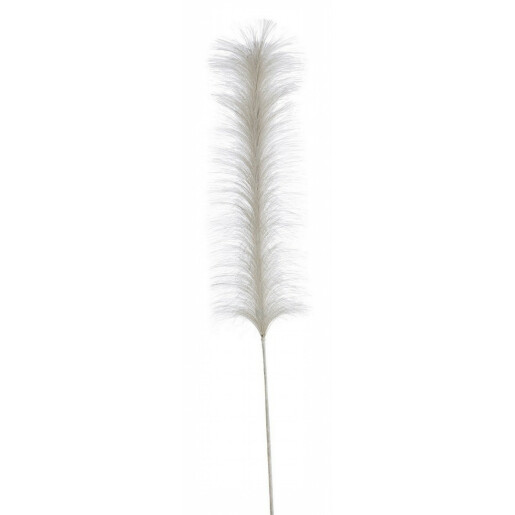 Set 24 pene artificiale gri 6x90 cm