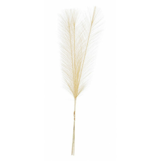 Set 48 buchete Pene galbene artificiale 5x53 cm