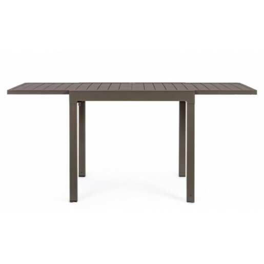 Masa extensibila aluminiu maro Pelagius 83/166x80x75 cm