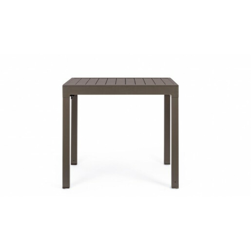 Masa extensibila aluminiu maro Pelagius 83/166x80x75 cm