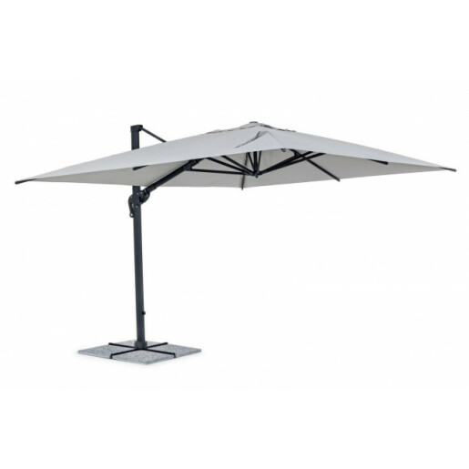 Umbrela gradina gri Ines II 400x300x265 cm