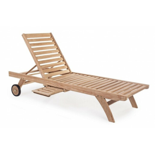 Sezlong gradina lemn maro Maryland 65x200x95 cm