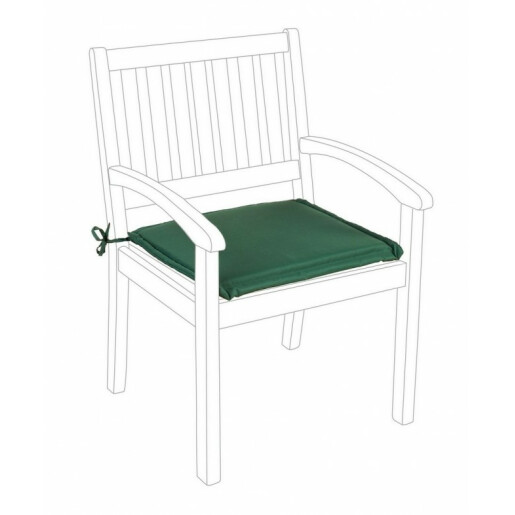Perna scaun textil verde 49x52x3 cm