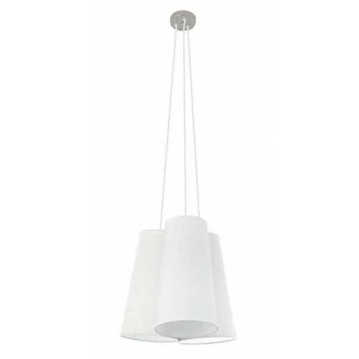 Lustra alba Tris, 40W, 22 cm x 22 cm x 40 h