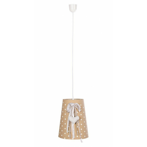 Lustra crem alb Bonbon, 60W, Ø 26 x 31.5 h