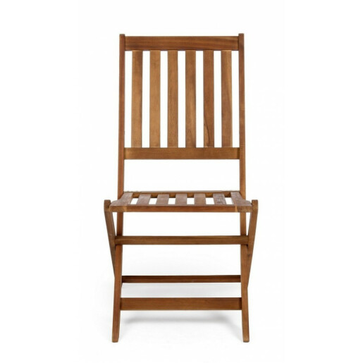 Set 2 scaune pliabile lemn maro Mali 47.5x60x92 cm