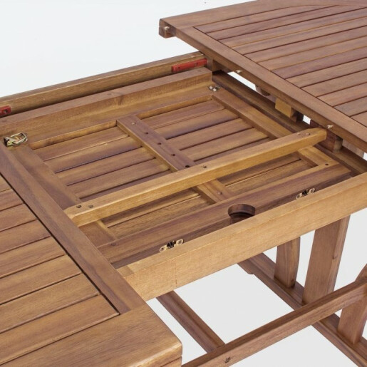 Masa extensibila lemn maro Noemi 150-200x90x74 cm