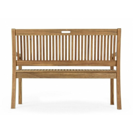 Banca gradina lemn maro Noemi 120x60x88 cm