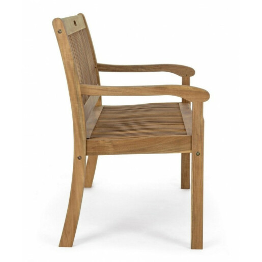 Banca gradina lemn maro Noemi 120x60x88 cm