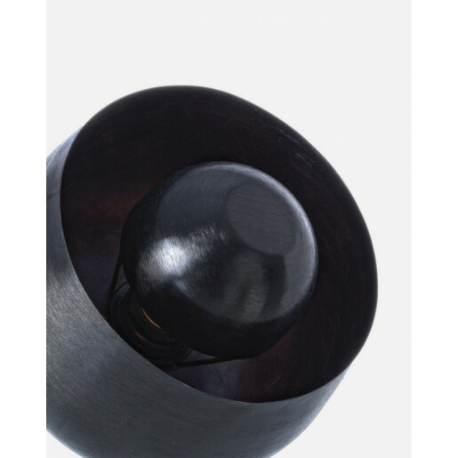 Veioza metal negru Ishan 21.5x22 cm