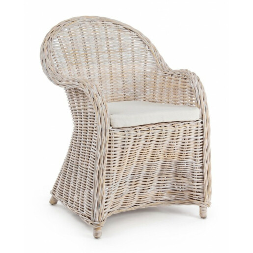 Fotoliu rattan natur Martin 60x67x89 cm