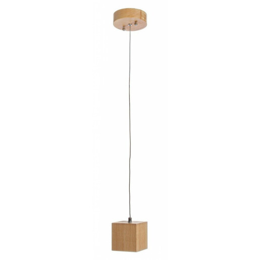 Lustra lemn natur Arese, 3W, 9 cm x 9 cm x 10.5 h