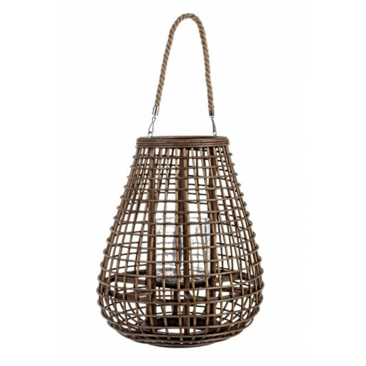Felinar suspendabil rattan maro Belem Ø 33 cm x 40 h