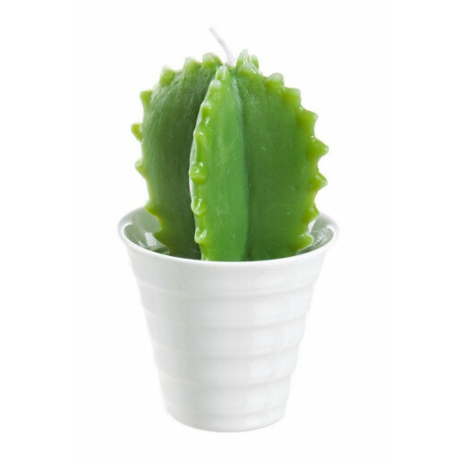 Set 12 lumanari Cactus 8.2x8.2x14 cm