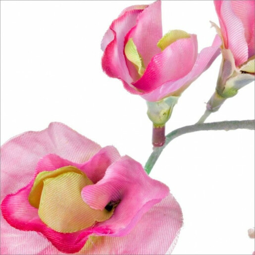 Set 9 flori artificiale roz 76 cm