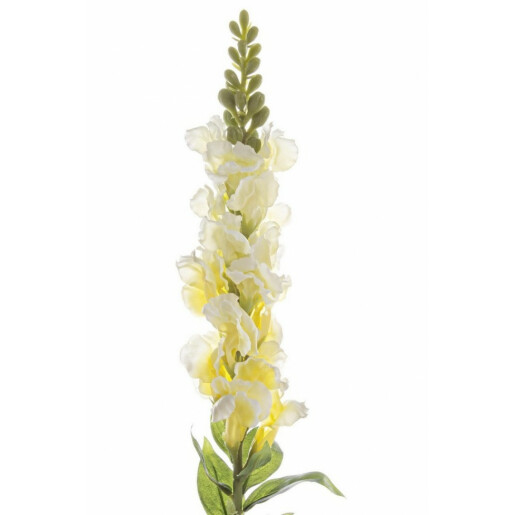 Set 12 flori artificiale galbene Gura Leului 68 cm