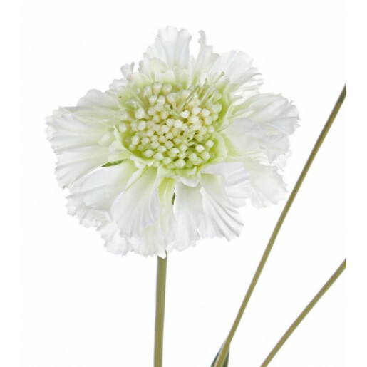 Set 24 flori artificiale albe verzi 51 cm