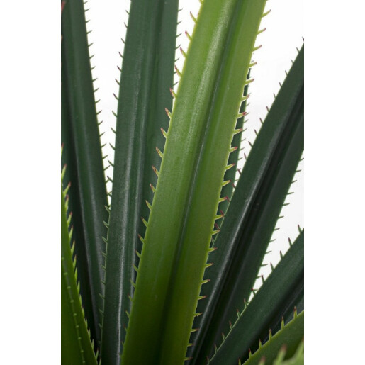 Planta suculenta artificiala verde in ghiveci cu 28 frunze 90 h