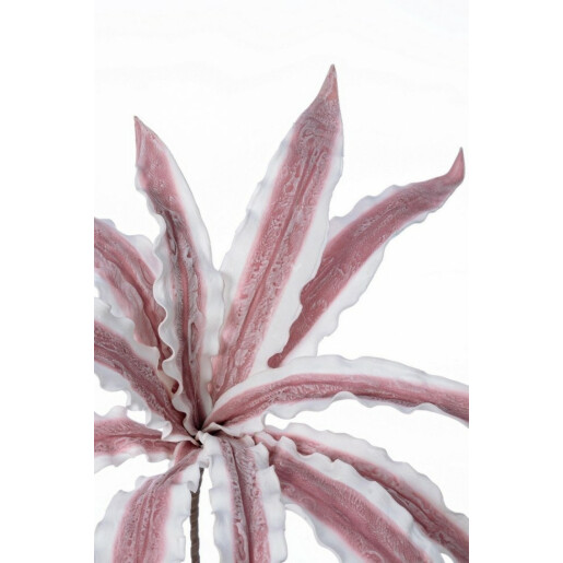 Set 12 flori artificiale roz alb 40x98 cm
