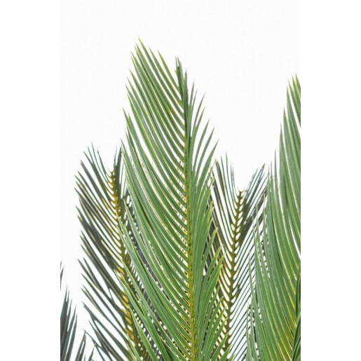 Palmier artificial Cycas cu 28 frunze in ghiveci 120 h