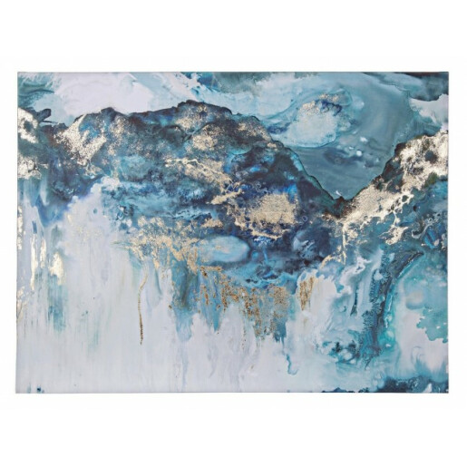 Tablou decorativ canvas in ulei Village 120x90x2.8 cm