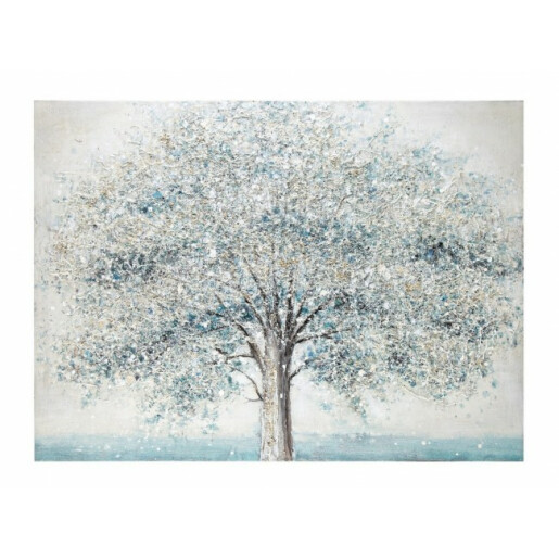 Tablou decorativ canvas in ulei Copac 120x2.8x90 cm