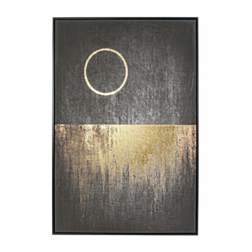 Tablou pe panza pictat in ulei abstract Bold 82.6 cm x 4.3 cm x 122.6 h