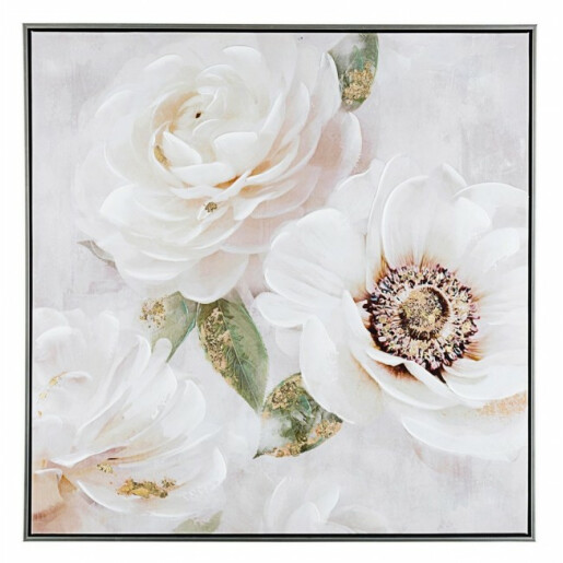 Tablou pictat in ulei Flowers II 72.5 cm x 4.5 cm x 72.5 h