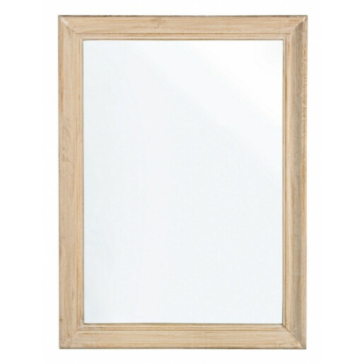 Oglinda decorativa perete rama lemn natur Tiziano 60x3.5x80 cm