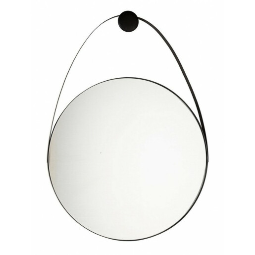 Oglinda perete cu rama metal negru Kieran 61x2.5x88 cm